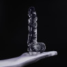 ClearlyHorny Gode transparent Dildick  M 15 x 4cm